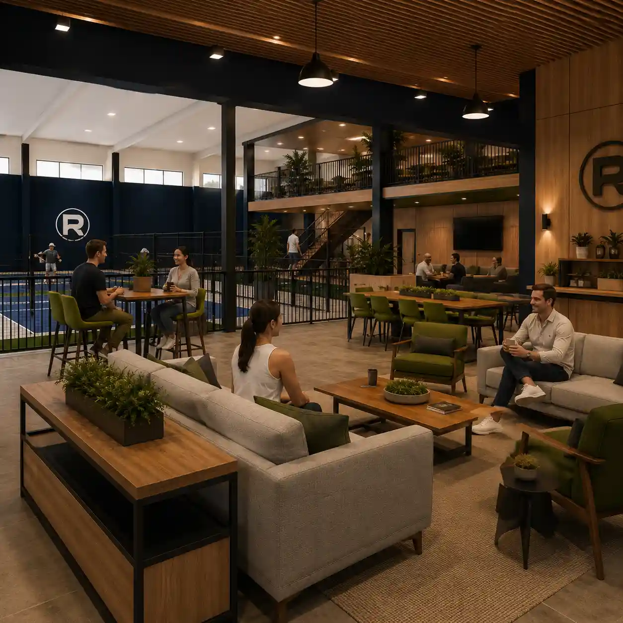 patio and lounges